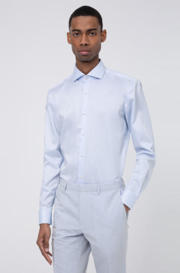 Koszula HUGO Slim Fit Głęboka Niebieskie Męskie (Pl80968)